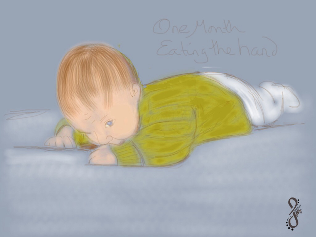 1 Month: Starting to Lift the&nbsp;Head